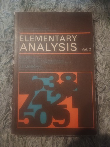 Elementary analysis vol - analysis,