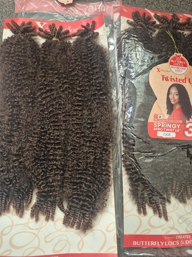 Springy afro twist crochet - afro,