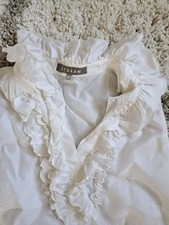 Jigsaw Cream Puffy Blouse SIZE