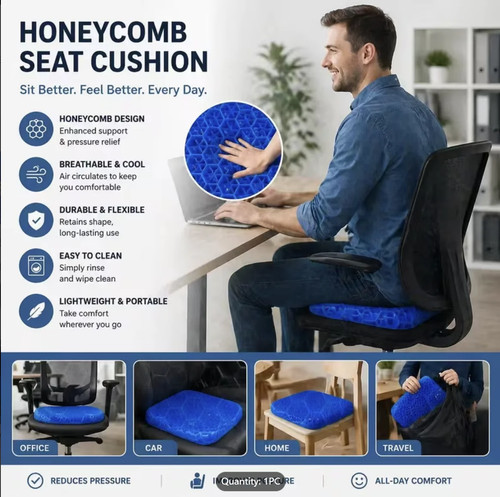 Double thick gel seat - thick,
