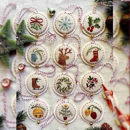 Hand embroidery christmas - embroidery,