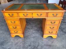 Antique repro small yew twin