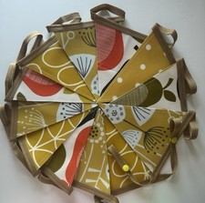 Handmade Oilcloth Bunting -