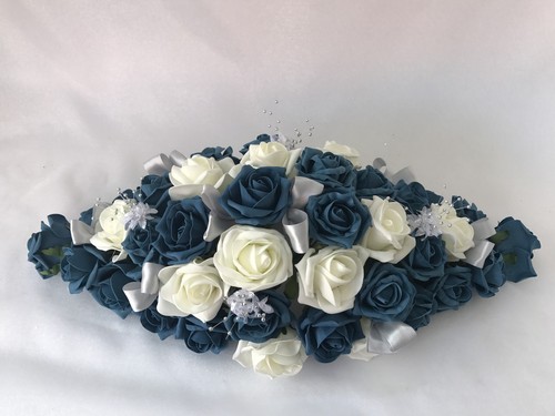 Wedding bouquets teal rose - teal,