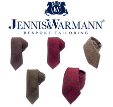 Mens Tie Tweed Wool Blend