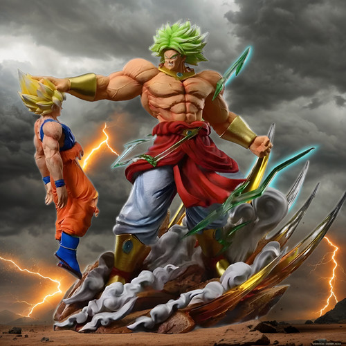 20cm dragon ball broly vs - dragon,