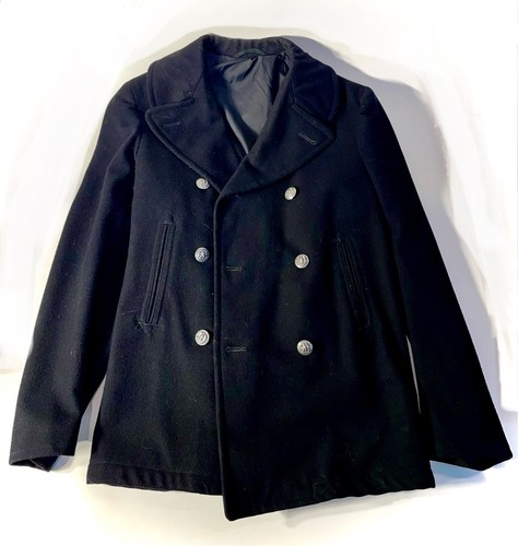 Vintage navy double breasted - vintage,