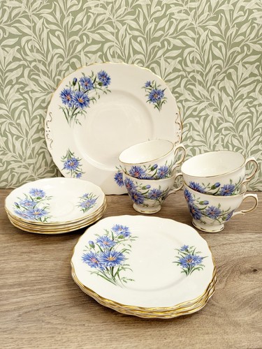 Vintage royal vale corn flower - vale,
