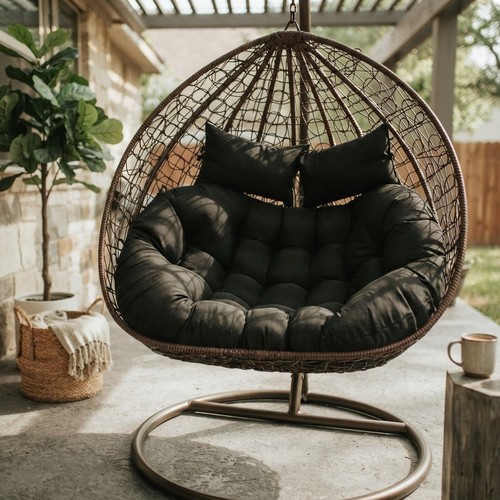 Waterproof double egg chair - double,