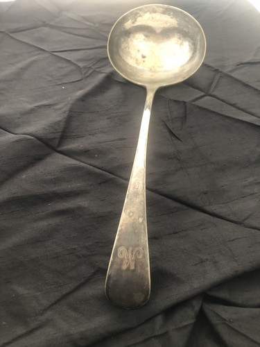 Silver ladle c - silver, l&c