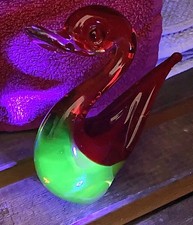 Vintage Murano Sommerso  Red