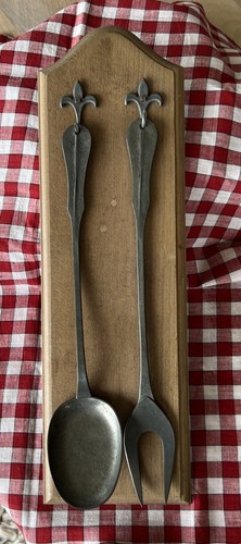 Large spoon fork serving - spoon,