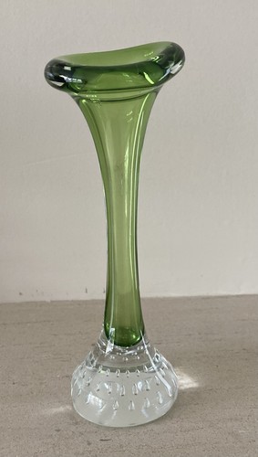 Vintage green glass single - vintage,