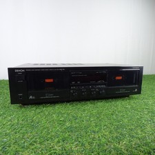 Denon DRW-750 Stereo Double Cassette Tape Deck HiFi Separate Dolby HX Pro