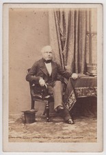 Camille Silvy CDV-Henry John Temple, Lord Palmerston, British Prime Minister