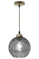 Vintage Smoked Glass Shade