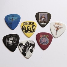  NIRVANA KURT COBAIN GUITAR PLECTRUMS X 7 0.71MM Grunge  Legend Rock DAVE GROHL