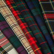 Scottish Tartan Fabric for