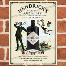HENDRICKS GIN Metal Signs
