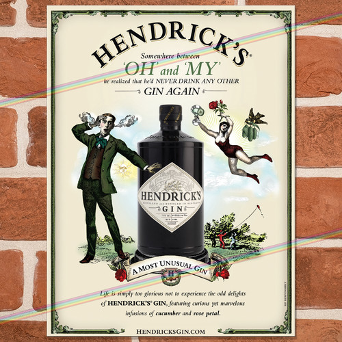 Hendricks gin metal - gin,
