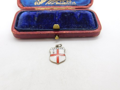 Sterling silver and enamel - sterling,