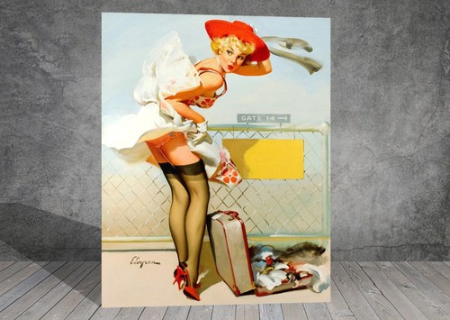 Gil elvgren windy day - elvgren,