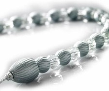 2 X DUCK EGG BLUE SPARKLING