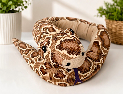 Snake plush hand puppet soft