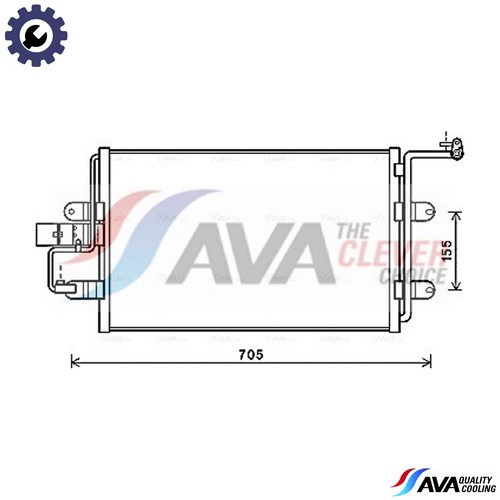 Condenser air conditioning - condenser,