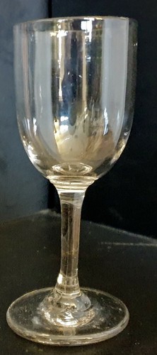 Wonky victorian port glass - victorian,