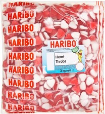 Haribo Heart Throbs - 3kg Bulk