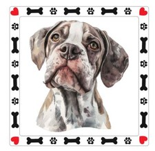 Braque français dog sticker - braque,