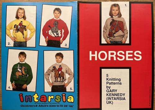 Horses intarsia sweater - 5,