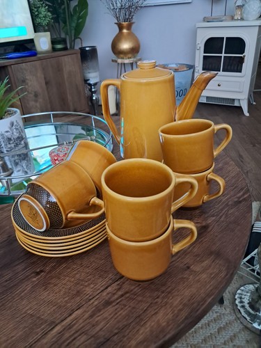 Retro coffee pot set with - retro, 6