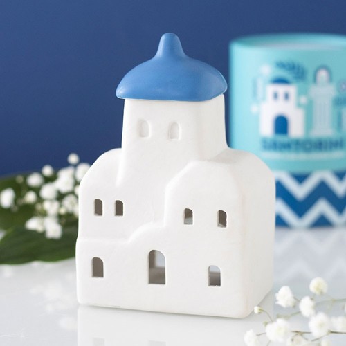 Santorini ceramic oil burner - ceramic,