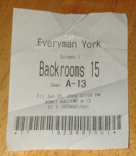 Backrooms cinema ticket horror - cinema,