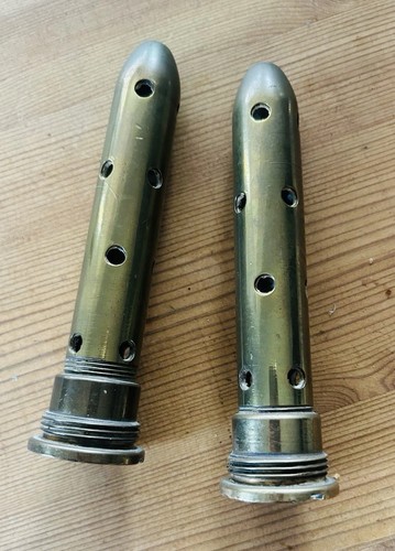 Pair brass primers - primers, trench