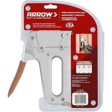 Arrow T25 Cable Tacker Staple Gun for Low Voltage Wires and Data Cabling