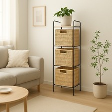 3 Drawer Slim Bathroom Storage