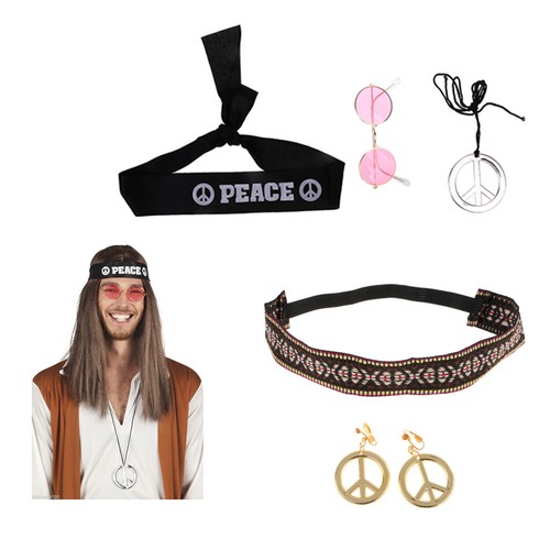 60s 70s hippie costume set - 60s,