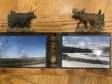 Canadian  60 Multi Aperture Photo Picture Frame Holds 6''X4'' Photos Black