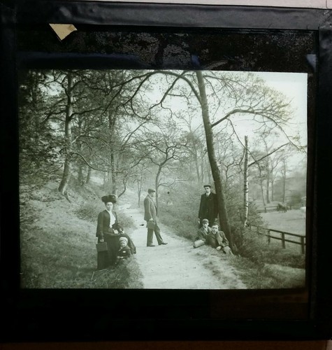 Antique magic lantern slides - lantern,