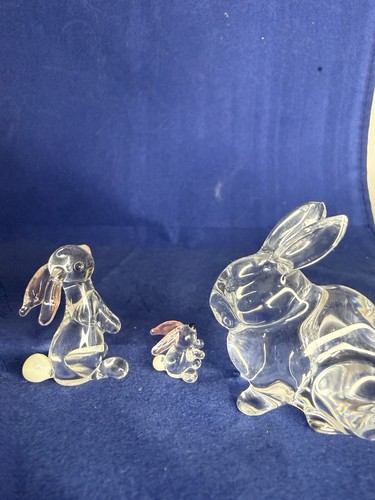 Vintage glass figurine bunny - figurine,