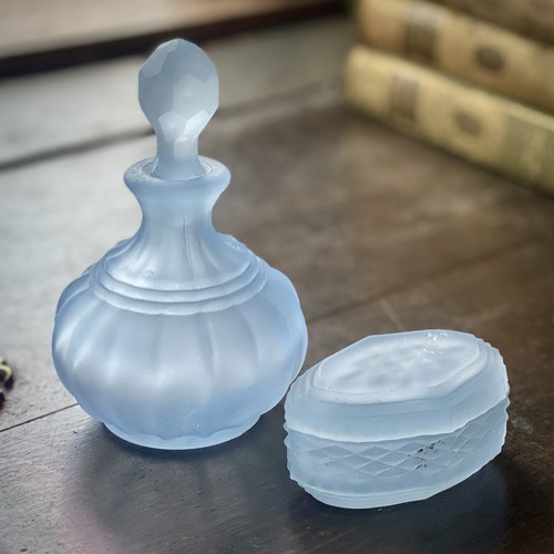 Bagley glass perfume bottle - glass, &