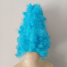 Men's Women's Blue Marge Simpson Style Wig Fancy Dress Dressing Up Party Theme