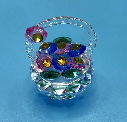 Crystal basket flowers - of,