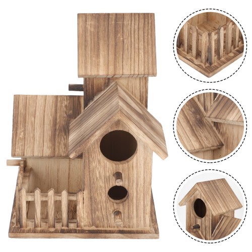 Decorative house bird - house, squirrel