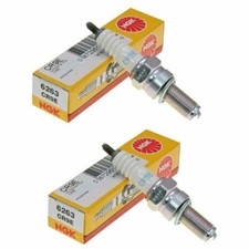Genuine NGK 6263 Spark Plugs Pack of 2 Yamaha FZS 1000 S Fazer 2004