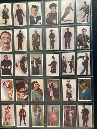 Cigarette cards music hall - cards,