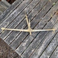 RARE ANTIQUE BRASS BUTCHERS HANGING BALANCE SCALES 1736